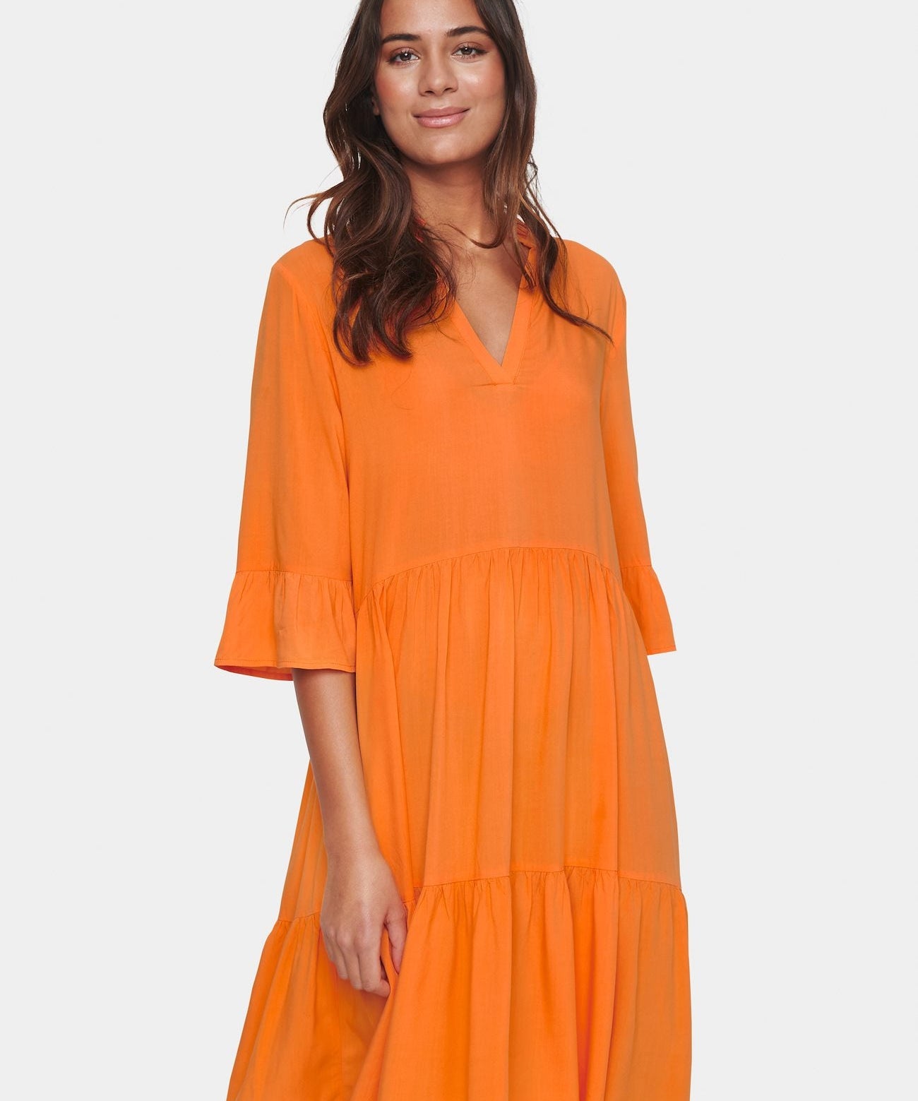 EDA DRESS - Apricot - Blue Sky Fashions & Lingerie