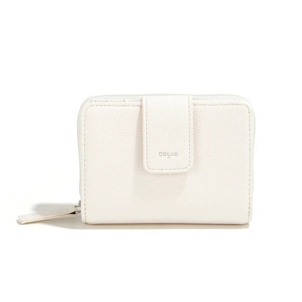 L ‘LUCIE’ SMALL WALLET - Cream - Blue Sky Fashions & Lingerie