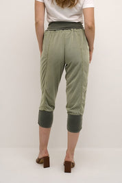 LINE TROUSERS by Cream - Oil Green - Blue Sky Fashions & Lingerie