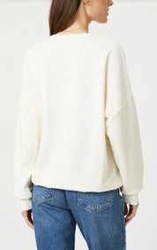 Oversized Sweatshirt By Mavi - Antique White - Blue Sky Fashions & Lingerie