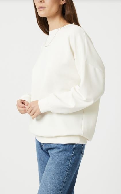 Oversized Sweatshirt By Mavi - Antique White - Blue Sky Fashions & Lingerie