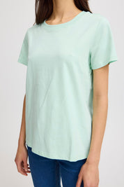 Zashoulder T-shirt by Fransa - Brook Green - Blue Sky Fashions & Lingerie