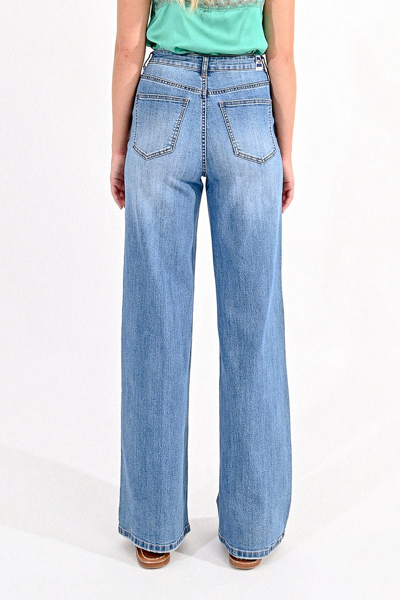 High Rise Boot Cut Jeans by Molly Bracken - Blue Sky Fashions & Lingerie
