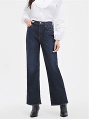 High rise Wide leg jeans - calypso blue - Blue Sky Clothing & Lingerie