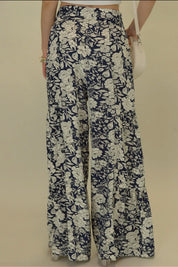 High waisted floral flared pants - Blue Sky Fashions & Lingerie
