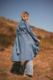 Mika Denim Trench coat by Cream - Blue Sky Fashions & Lingerie