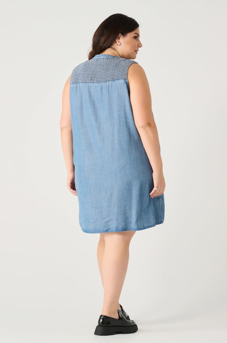 Plus sized Tencel dress by Black Tape - Blue Sky Fashions & Lingerie