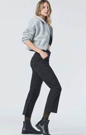 Shelia Front Pocket Straight Leg Pants - Black Beauty - Blue Sky Fashions & Lingerie