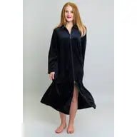 Zip Robe, Black - Blue Sky Fashions & Lingerie