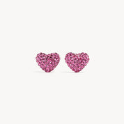 10MM Sparkle Heart Stud - Cupid - Blue Sky Fashions & Lingerie