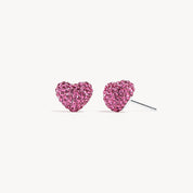 10MM Sparkle Heart Stud - Cupid - Blue Sky Fashions & Lingerie