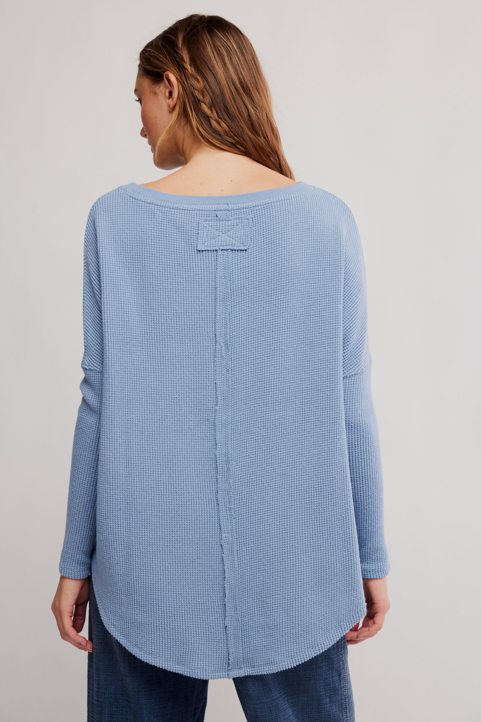 We The Free Latte Blues Solid Thermal - Chambray Sky