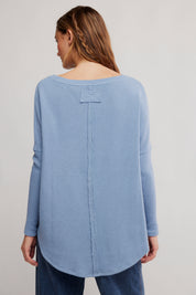 We The Free Latte Blues Solid Thermal - Chambray Sky