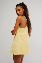 Hot Shot Mini Dress by Free People - Sunlit Yellow