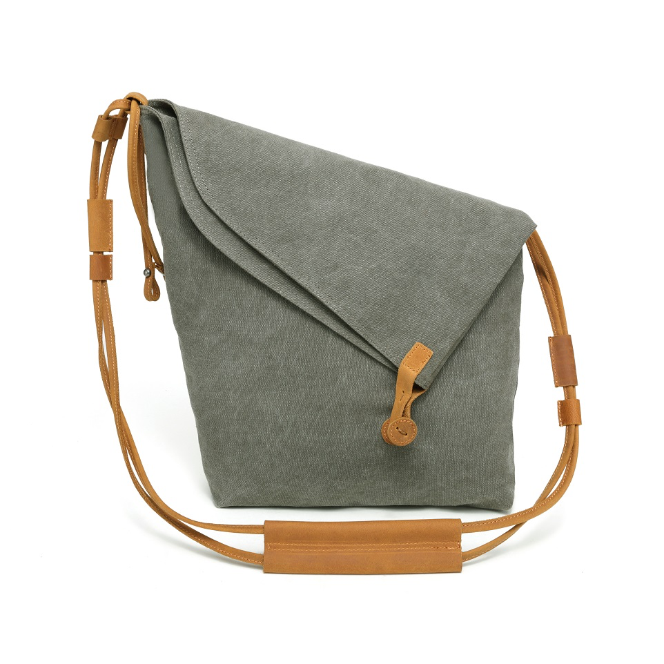 Canvas Shoulder Bag SB 378T Green
