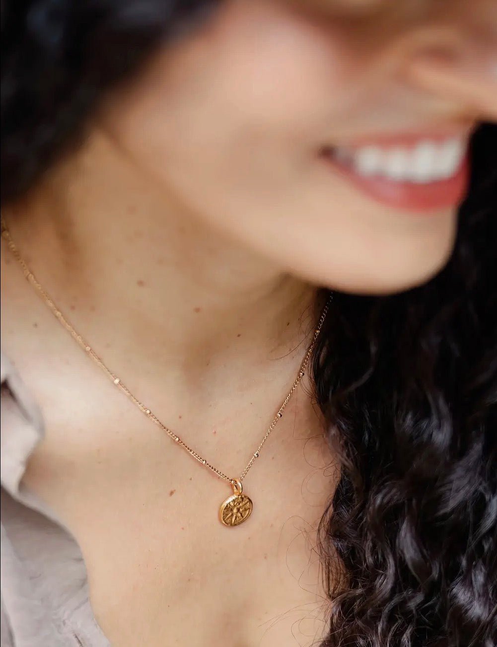 18k gold plated Widow’s Mite Necklace - Blue Sky Fashions & Lingerie