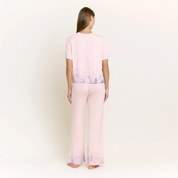 All American Tee Pant PJ Set in Champagne Mountains