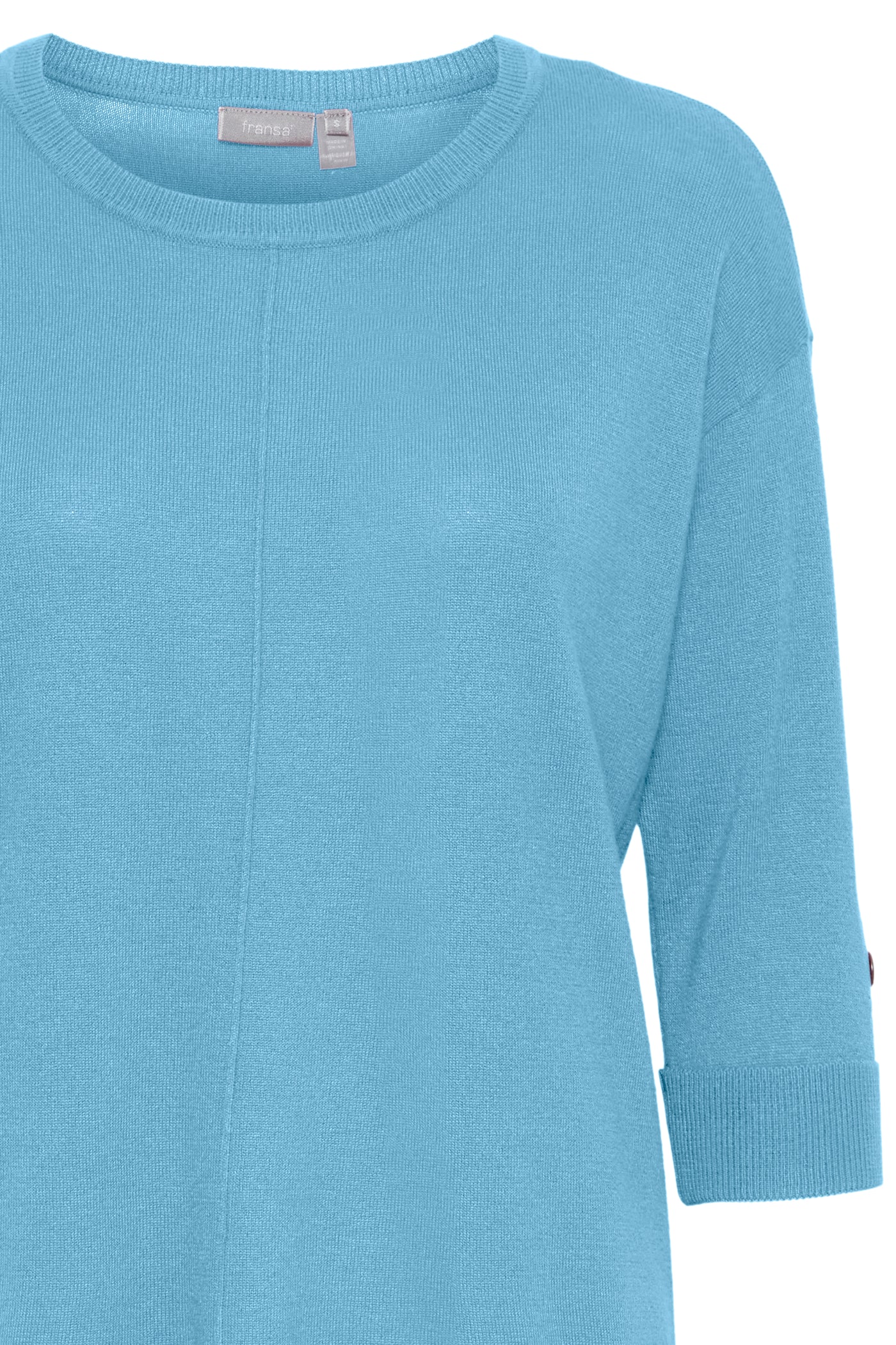 Besmock pullover by Fransa - ethereal blue
