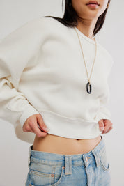SKYLINE WAFFLE TEE - Clean Ivory