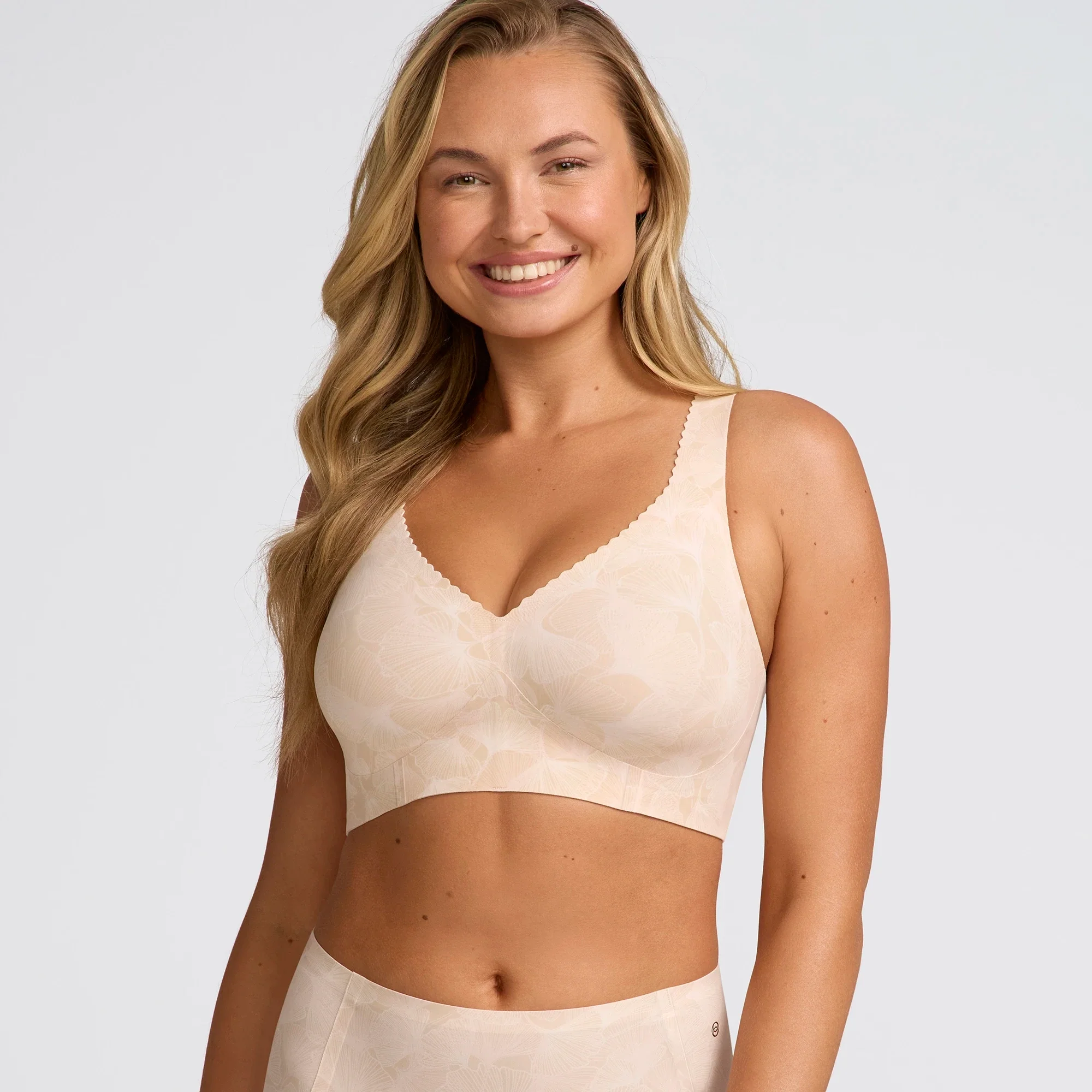 Evelyn Bra by Evelyn & Bobbie - Champagne Ginkgo
