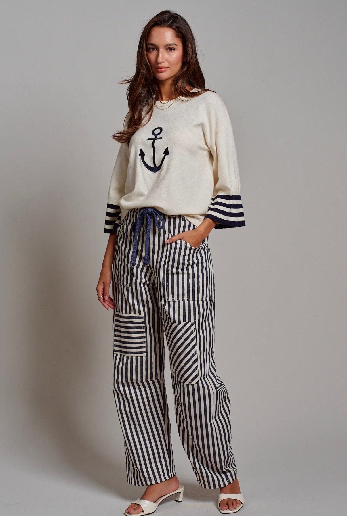 Railroad Striped
Patch Pocket Spring
Utility Pants