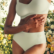 HIGH-WAISTED RETRO BIKINI - Aloe