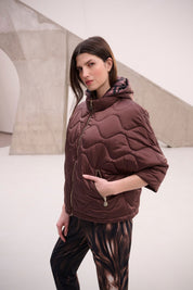 Hooded Quilted Cocoon Jacket
264604 by Joseph Ribkoff