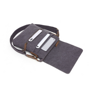 Small Canvas Shoulder Bag SB 337 – Burgundy