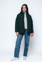 Senna-Quilted Jacket by Orb - evergreen