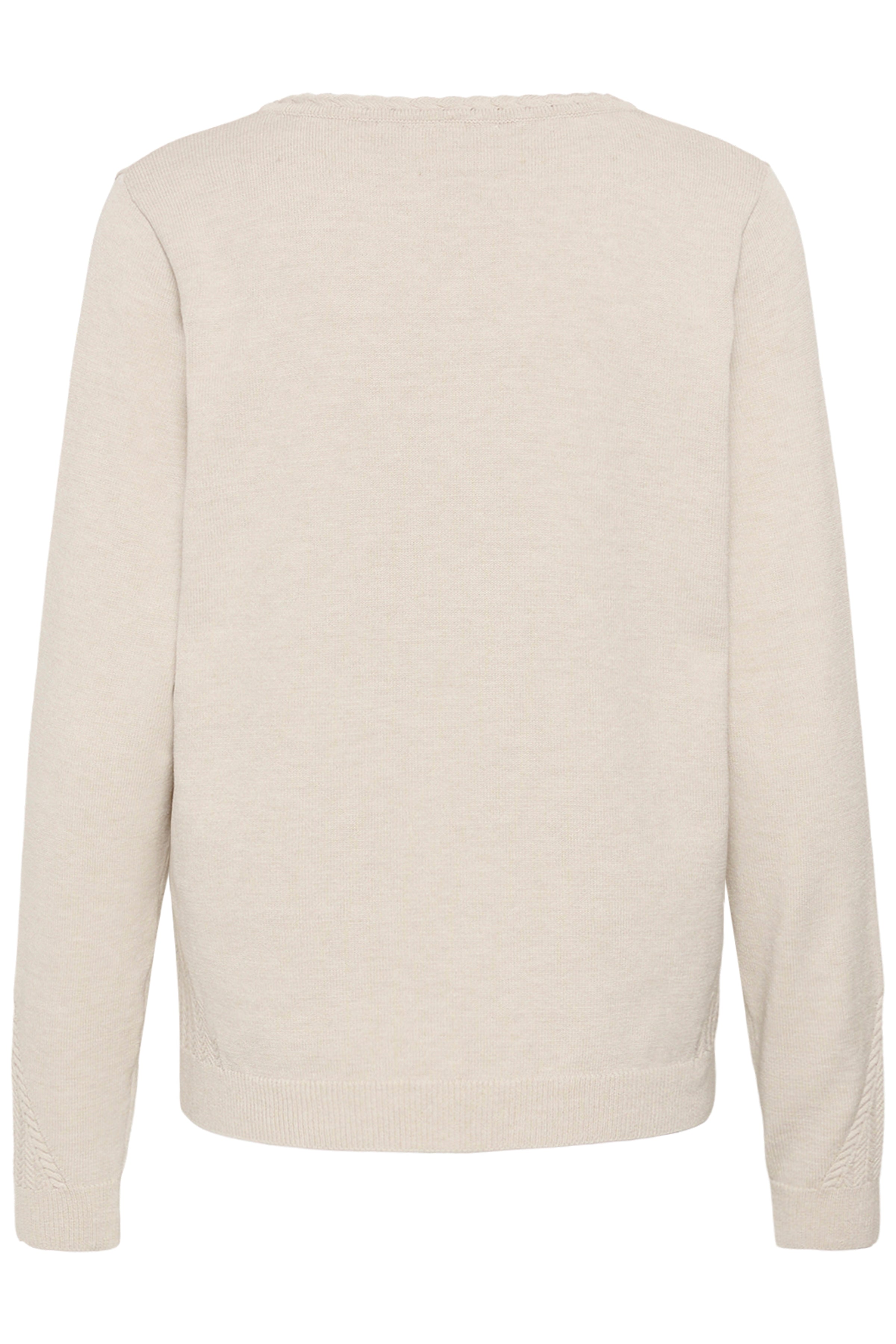 Dela Knit Pullover- Oat Melange