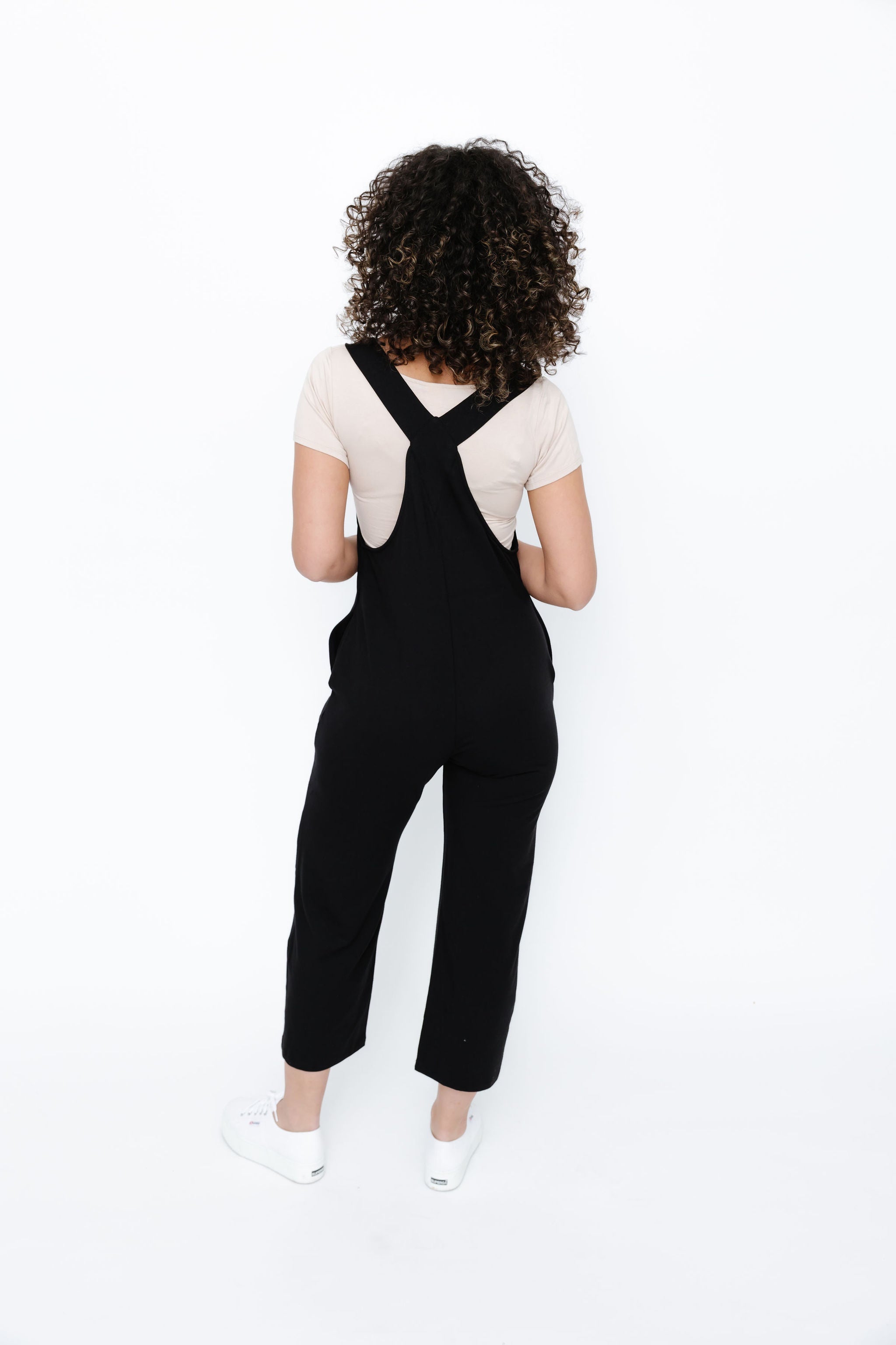 Smash + Tess MIA ROMPERALLS IN MIDNIGHT BLACK
