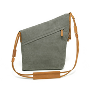Canvas Shoulder Bag SB 378T Charcoal