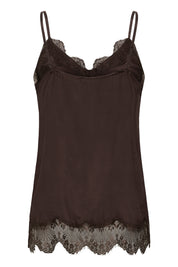 Trinity Lace Trim Camisole by Cream - Java