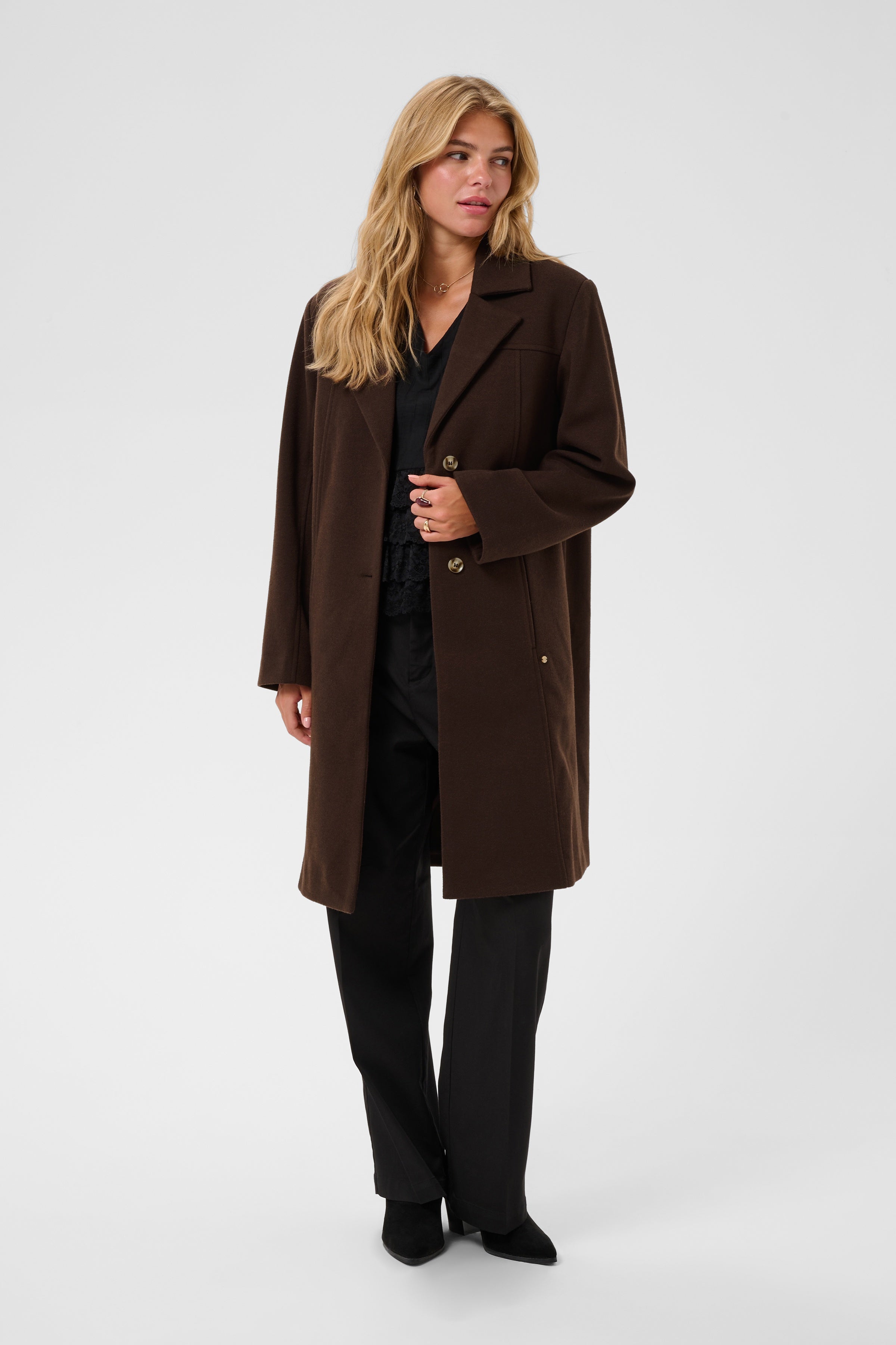 Jaze Long Coat by Cream - Java