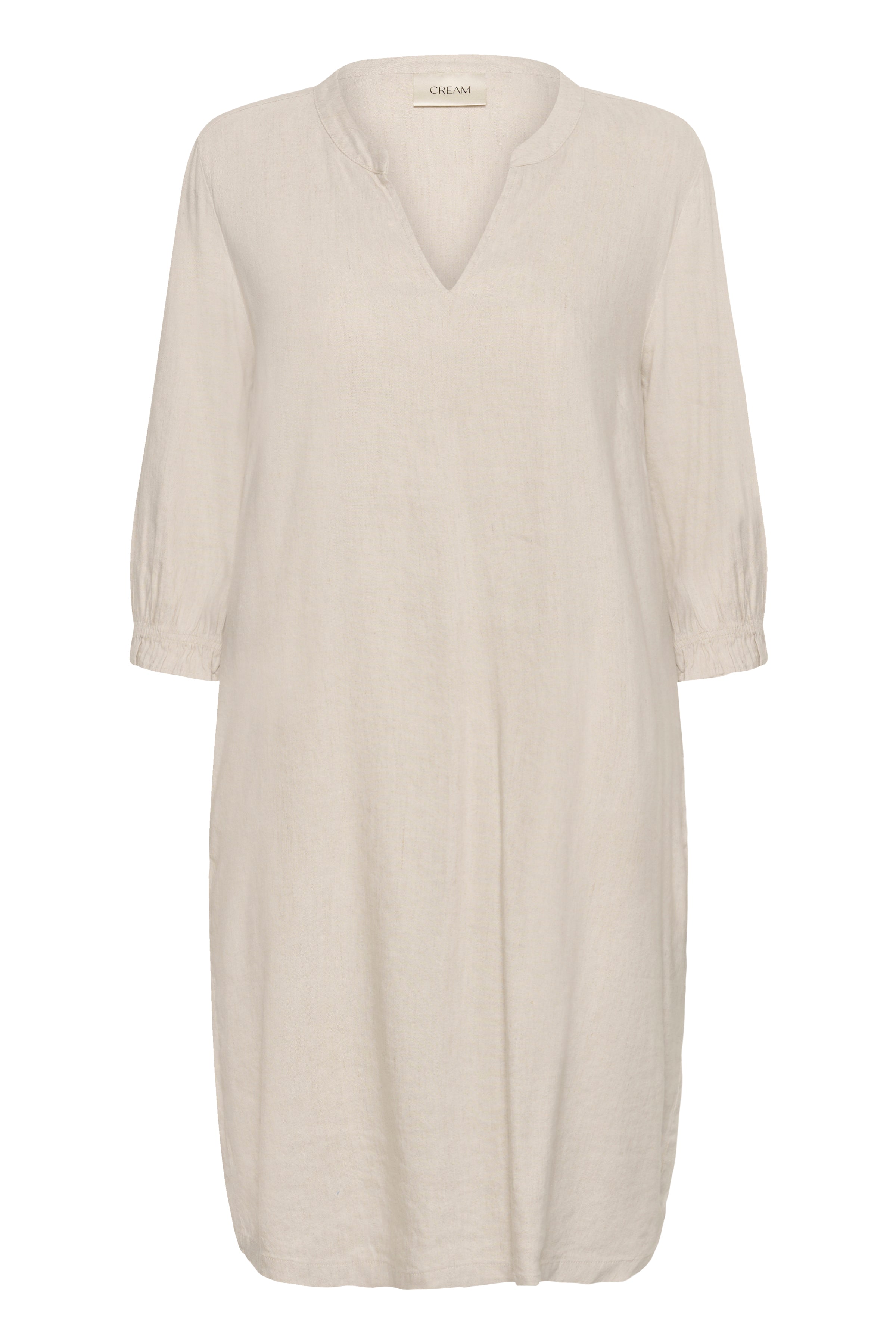 June Linen Dress by Cream - Perfectly Pale