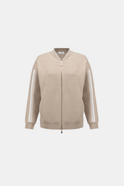 Striped Sleeve Bomber Jacket
264616 by Joseph Ribkoff