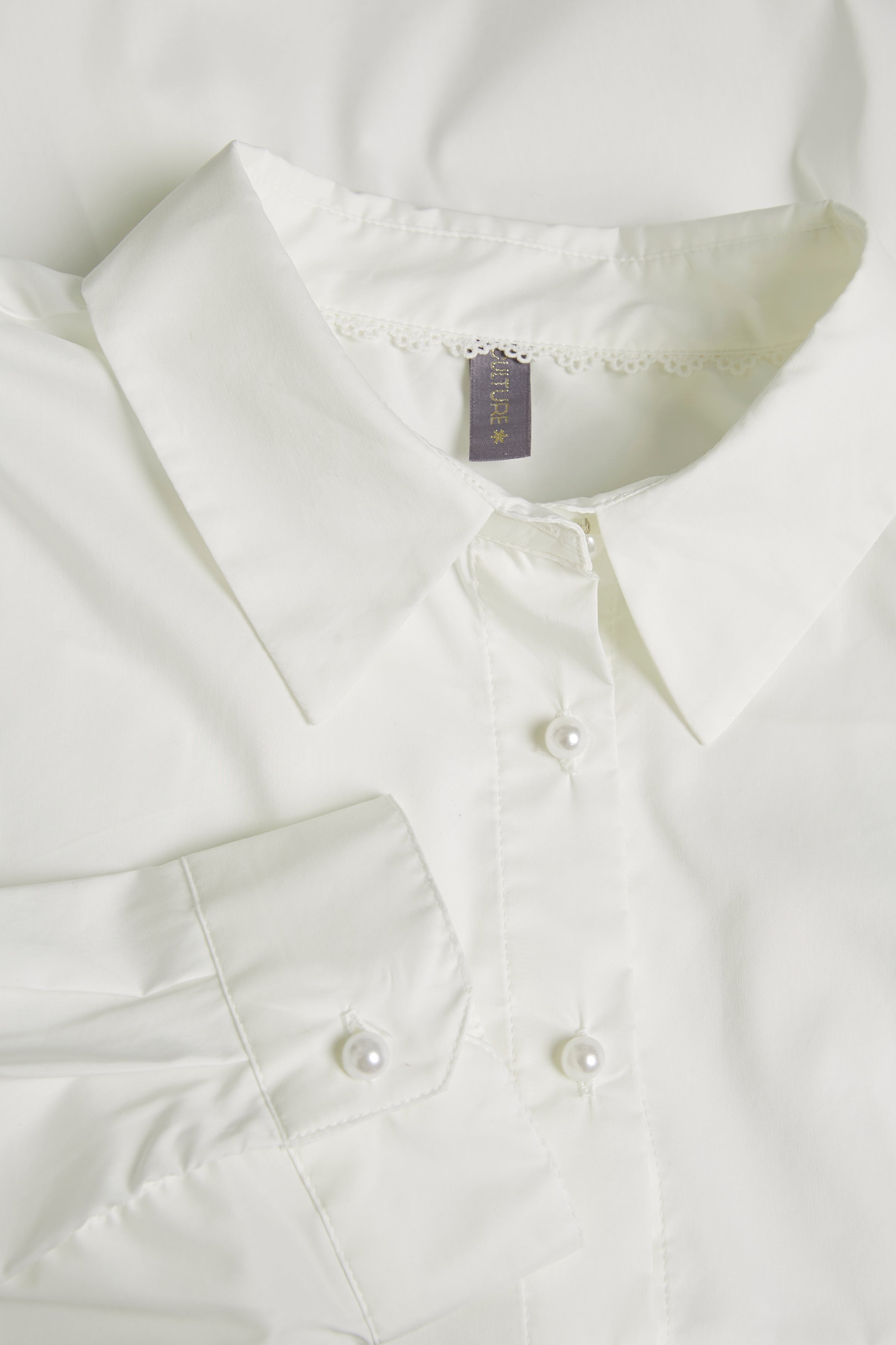 Antoinette Shirt - White Gardenia