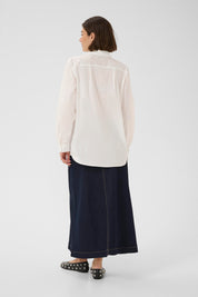 Antoinette Shirt - White Gardenia