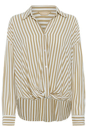 Denia Knot Shirt - dune stripe