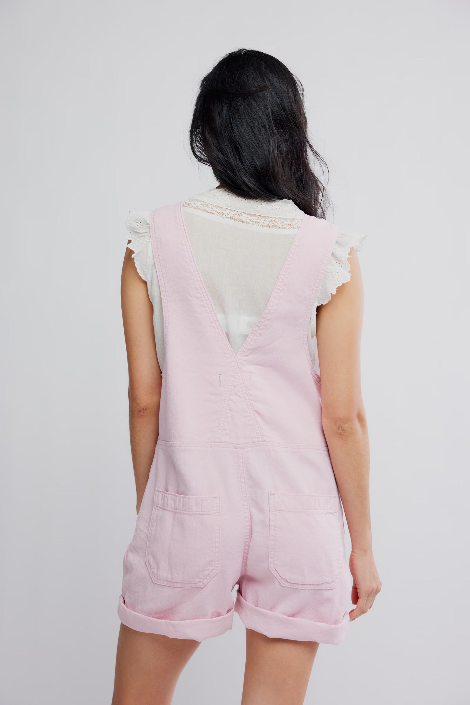 We The Free Jude Shortalls - Parfait Pink