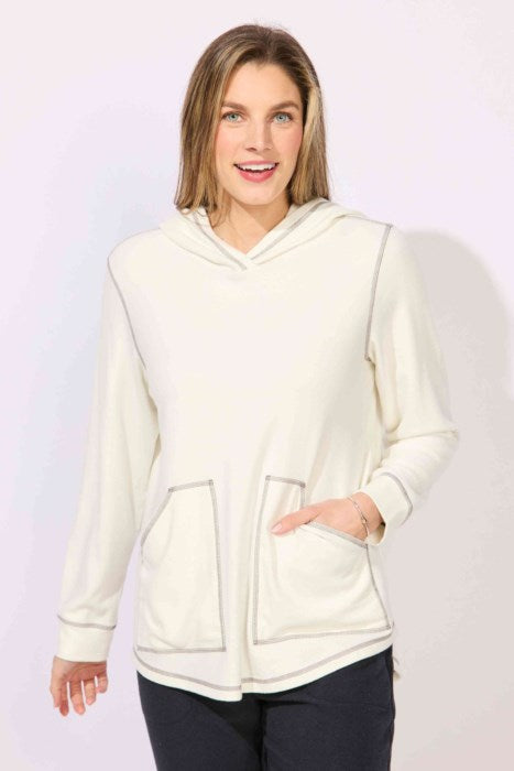 ESCAPE BY HABITAT COMFORT HOODIE E13211-Pearl