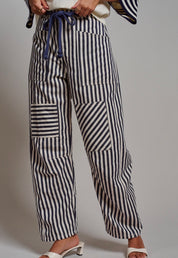 Railroad Striped
Patch Pocket Spring
Utility Pants