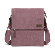 Small Canvas Shoulder Bag SB 337 – Burgundy