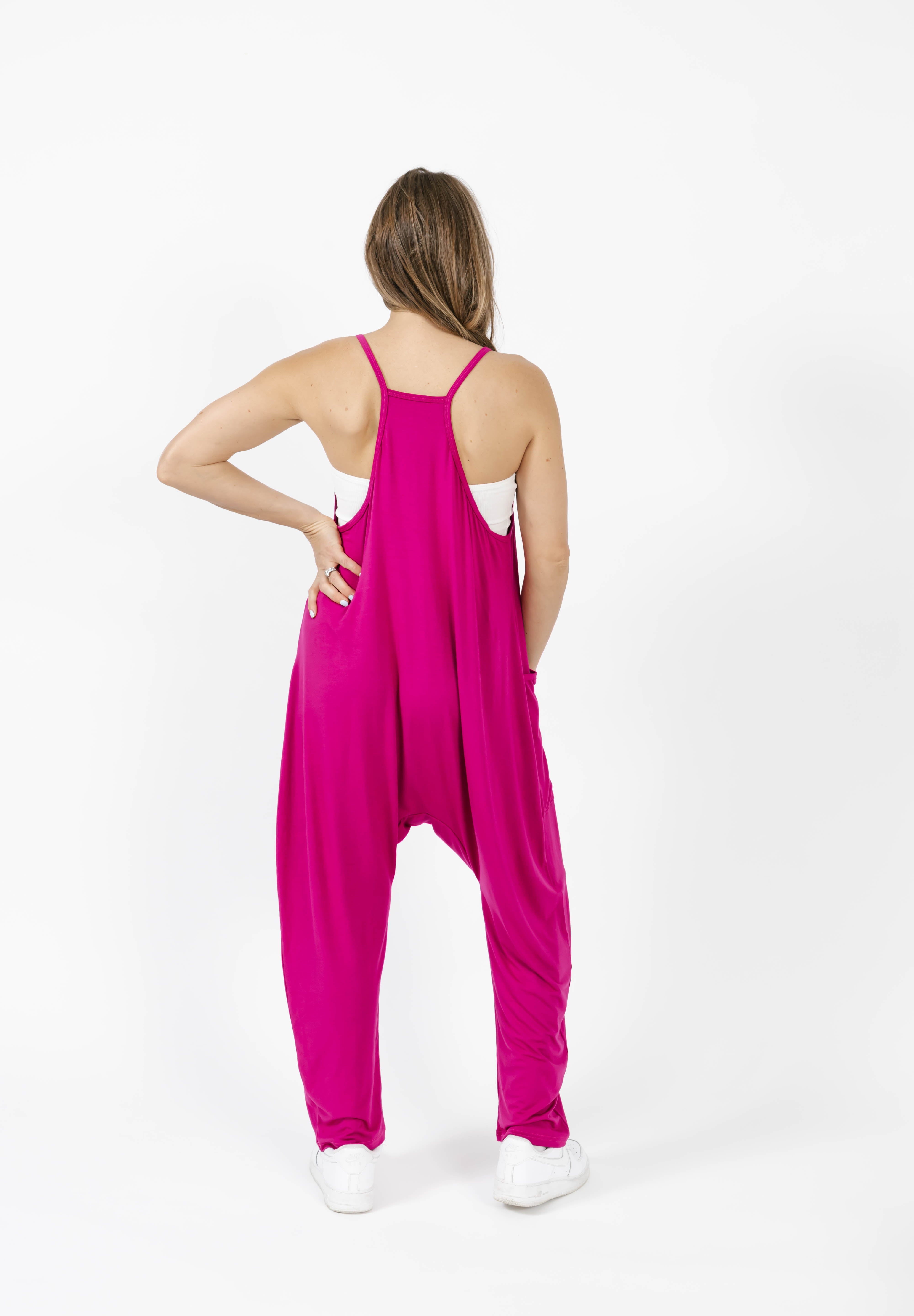 Abigael Romper by Smash + Tess - berry pink