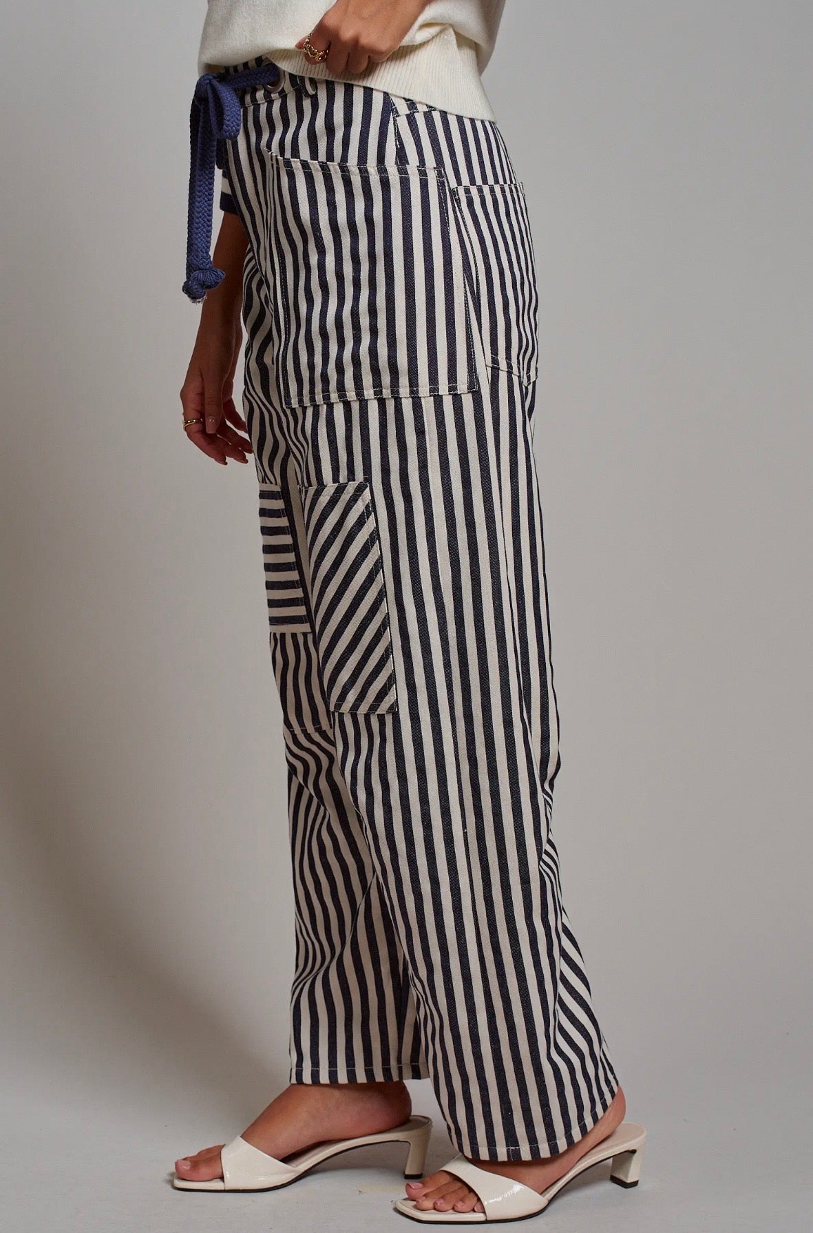 Railroad Striped
Patch Pocket Spring
Utility Pants
