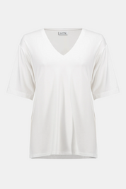 Joseph Ribkoff Jersey Boxy Tunic With V-neckline 261600 - Vanilla