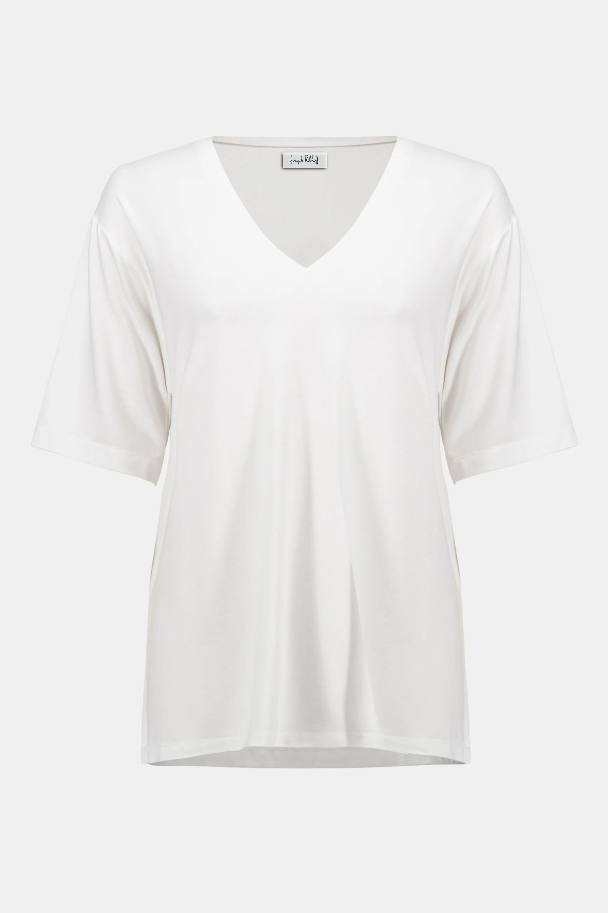 Joseph Ribkoff Jersey Boxy Tunic With V-neckline 261600 - Vanilla