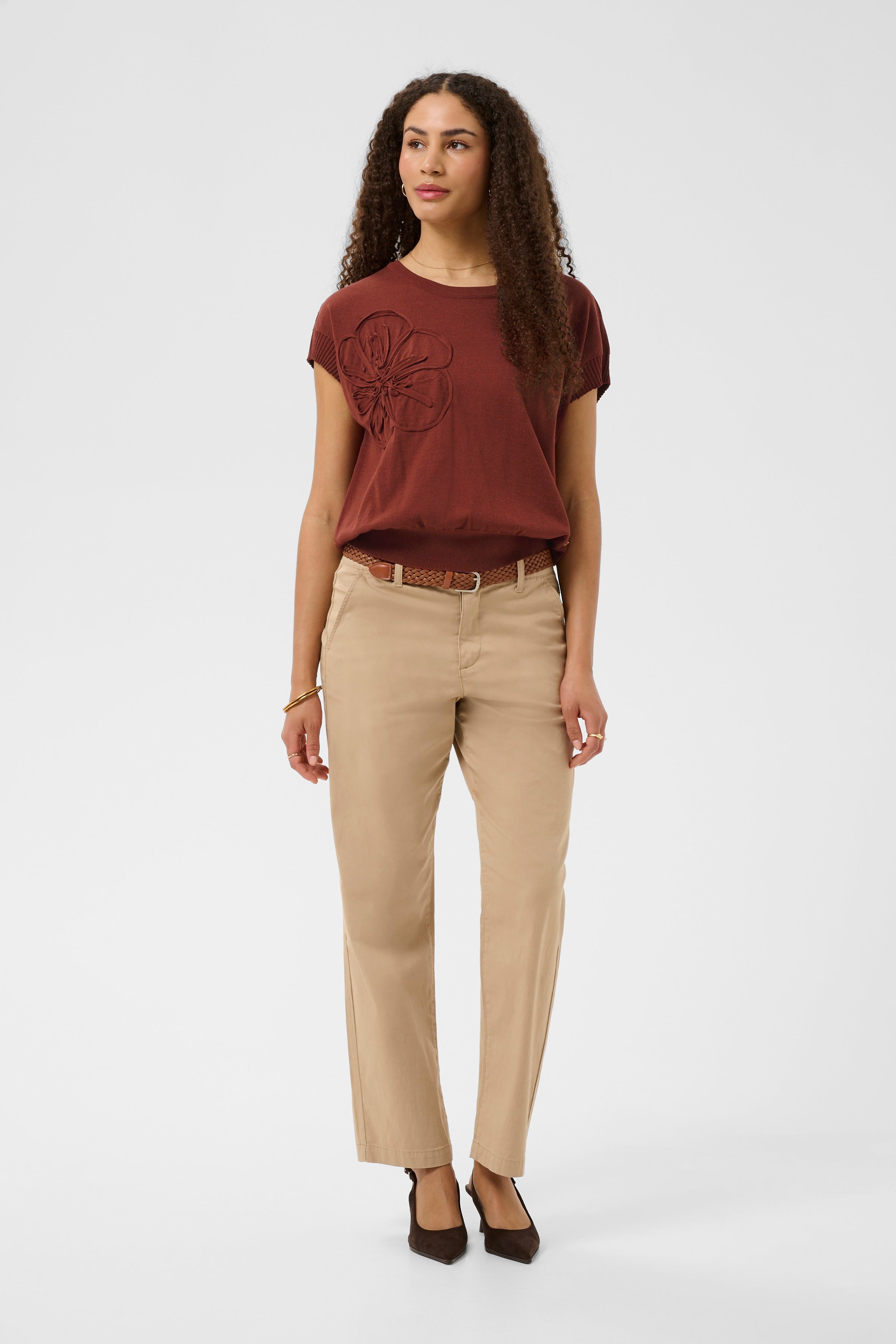 Dela Knit Pullover- Brandy Sniffer