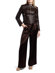 Marlene Caribou Vegan Leather Jacket by Guess
