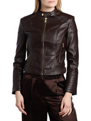 Marlene Caribou Vegan Leather Jacket by Guess